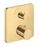 AXOR-HG-AXOR-Citterio-M-Thermostat-Unterputz-mit-Absperrventil-Brushed-Gold-Optic-34705250 gallery number 1